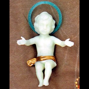 Luminous Plastic Infant Jesus, 5" (12.7 cm)