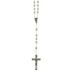 Rosary, 7 mm Oval Plastic Beads, 23"