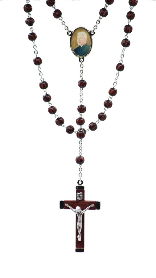 Rosary, ''Brother André'', Brown Wood, 21 3 / 4"