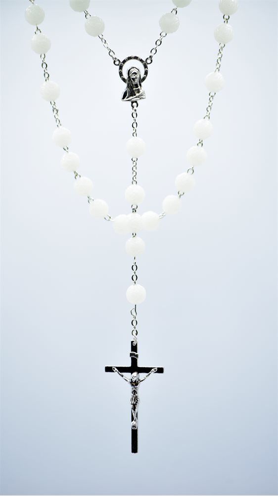 Rosary, 7mm Perfumed Phosphor. Bds, S-F Corpus