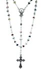 Rosary in the shape of a colorful heart, s. 6mm