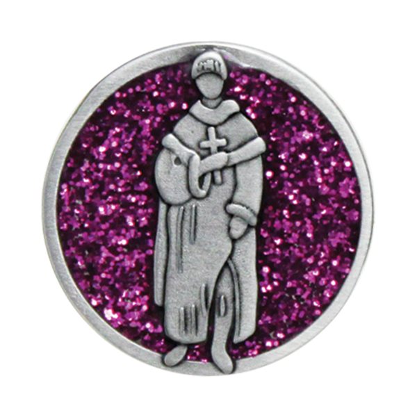 "St-Pérégrin" Pocket Token, Pewter, 1¼", French / ea