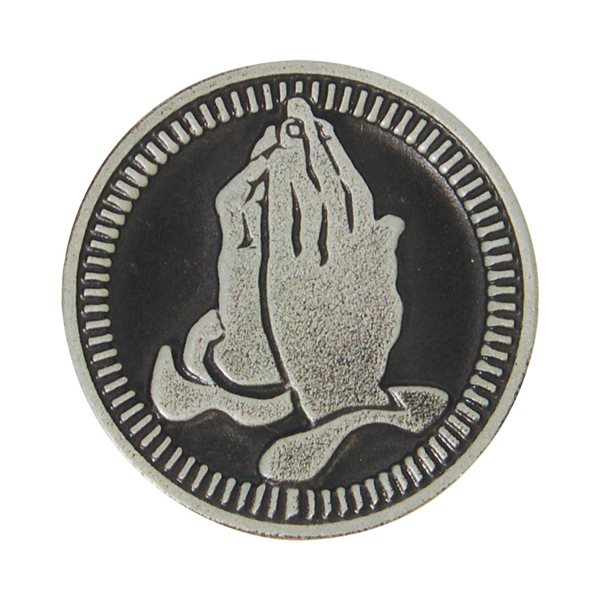 Jeton de poche Sérénité, en étain, 3 cm, Français / un