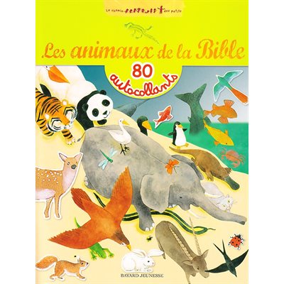 Animaux de la Bible, Les - 80 autocollants, French book