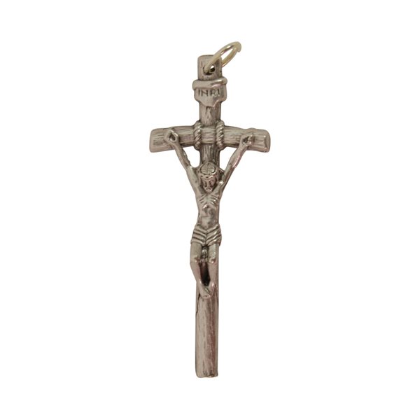 Cross, Pastoral, Oxidized Metal, 2"