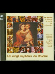 CD Les vingt mystères du Rosaire (2CD) - Jean-Paul II