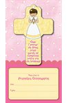 Cross and Certificat of first communion fille, 5", French