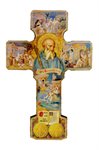 Croix de Saint Benoît en bois, 12,7 cm