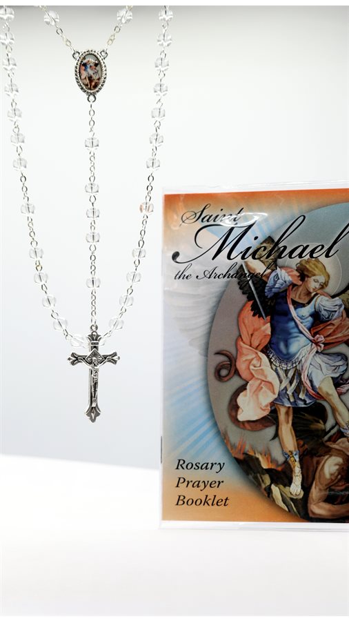 'St. Michael'' Rosary Book., 16p. + ros. incl., English