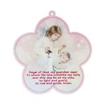 MDF Plaque w /  Prayer for Girl, 6" x 6", English