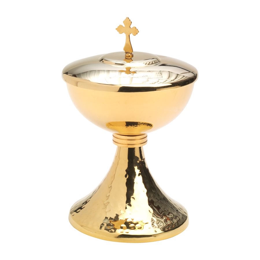 Gold Plated Brass Ciborium 7 3 / 4" (19,5 cm)