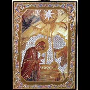 Icon Nativity, 4" x 5.5" (10 x 14 cm)