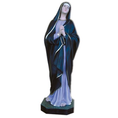 Our Lady of Seven Sorrows Fiberglass Outdoor Statue, 43"