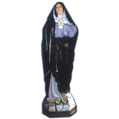 Our Lady of Seven Sorrows Fiberglass Outdoor Statue, 63"
