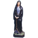 Statue ext. N.D. Sept Douleurs 33.5" (85 cm) en FDV Couleur