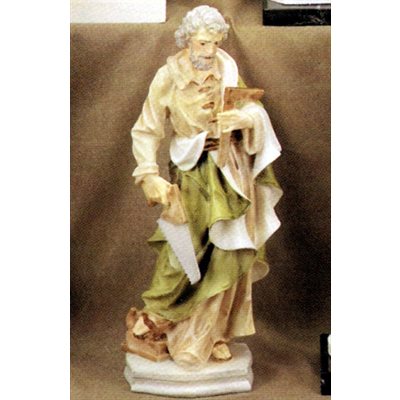 Statue Saint Joseph Artisan 12" (30.5 cm) en marbre