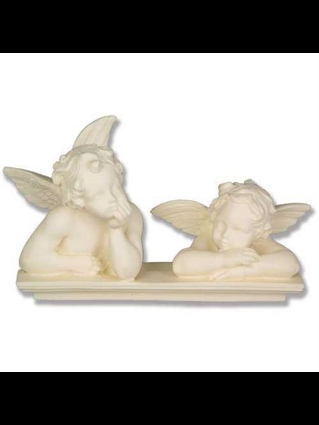 Statue Ange Raphaello 9" x 3" x 5" (23 x 7.6 x 12.7 cm)