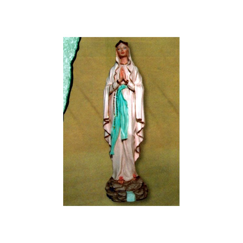 Our Lady of Lourdes Resin Statue, 21" (53 cm)