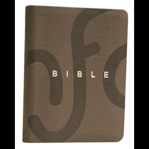 Bible en français courant 13 x 18 cm reliure similicuir gris