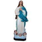 Statue ext. N.D. Assomption 71" (180 cm) en FDV Couleur