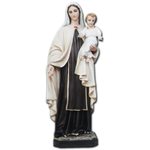 Statue ext. N.D. Mont Carmel 67" (170 cm) en FDV Couleur
