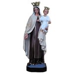 Statue ext. N.D. Mont Carmel 25.5" (65 cm) en FDV Couleur