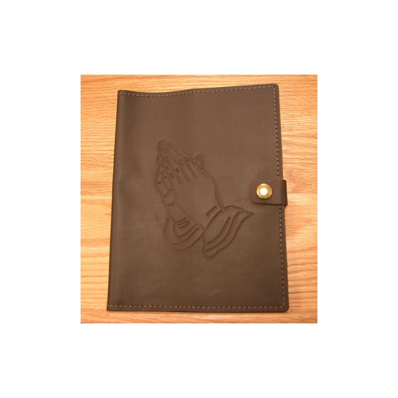 Prions Leather case Large size "Hands Praying Design"