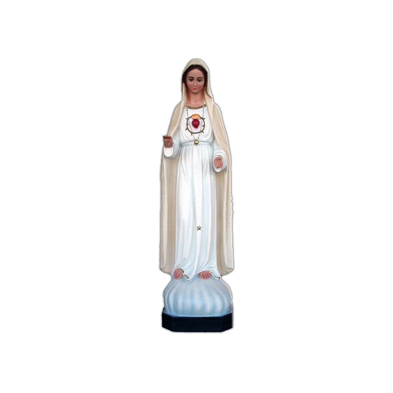 Statue ext. N.D. Fatima 41" (105 cm) en FDV Couleur