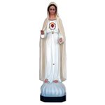 Statue ext. N.D. Fatima 41" (105 cm) en FDV Couleur