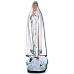 Statue ext. N.D. Fatima 24" (60 cm) en FDV Couleur