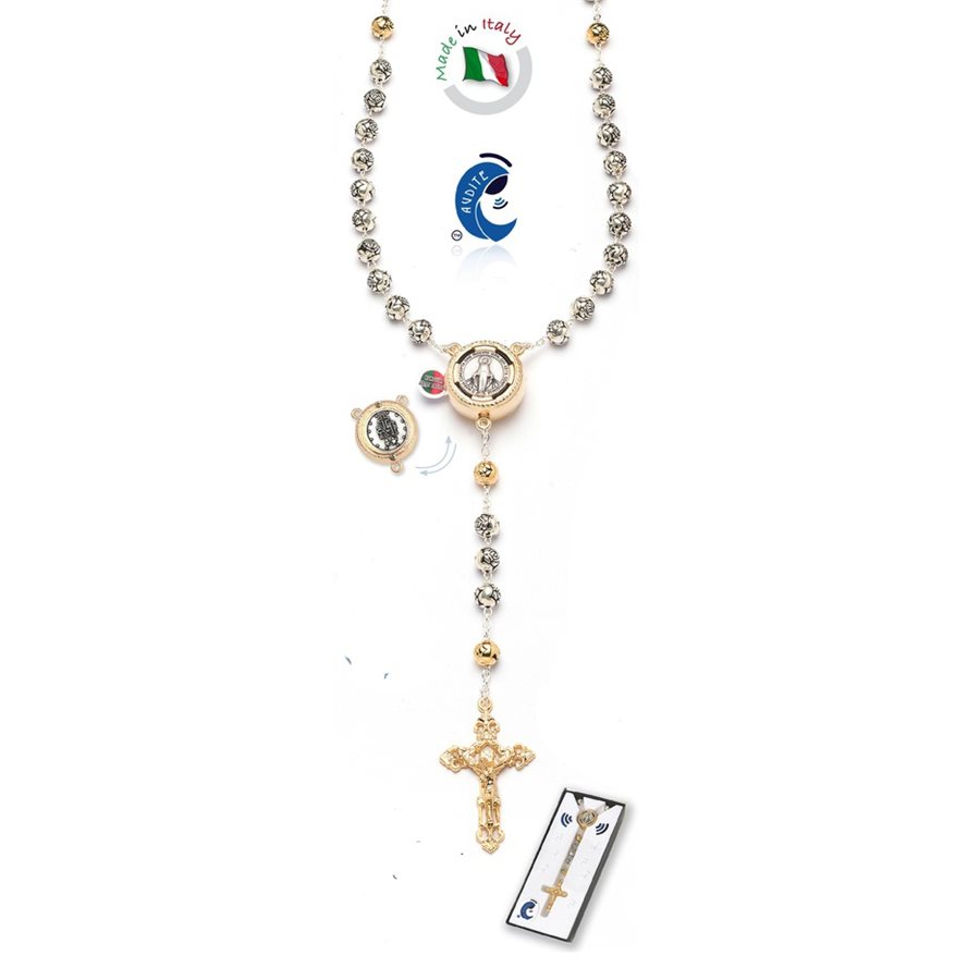 Rosary with singing center "Ave Maria", English