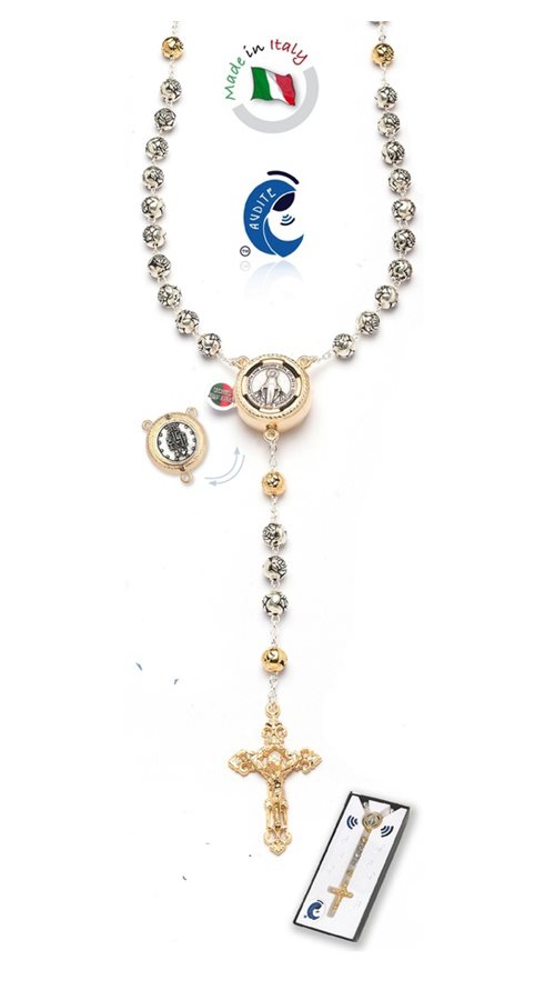 Rosary with singing center "Ave Maria", French