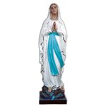 Statue ext. N.D. Lourdes 63" (160 cm) en FDV Couleur