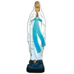 Statue ext. N.D. Lourdes 24" (60 cm) en FDV Couleur