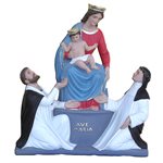 Our Lady of Pompei Color Fiberglass Outdoor Statue, 20"