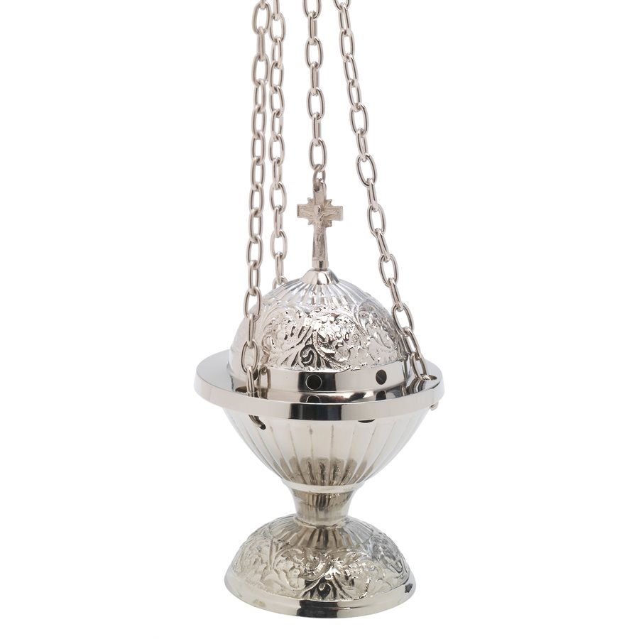 Siver Plated Brass Censer 7" (18 cm)