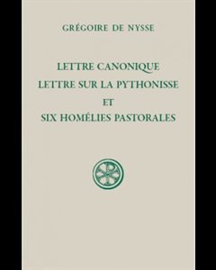 Lettre canonique, lettre sur la pythonisse ...