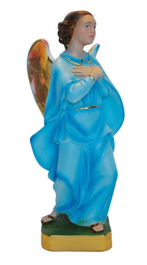 'Gabriel'' Coloured Plaster Statue, 12''