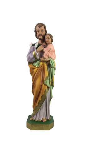 "St-Joseph" Resin Statue, 18"