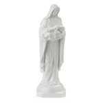 'Madonna & Child'' White Porcel. Statue, 10"