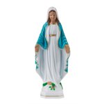'Our Lady of Grace'' Coloured Plastic Statue, 6"