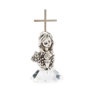 Statuette for Girl's First Communion, 1¾" x 3¾"