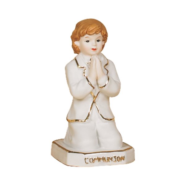 'First Communion'' Porcelain Statue for Boys, 5''