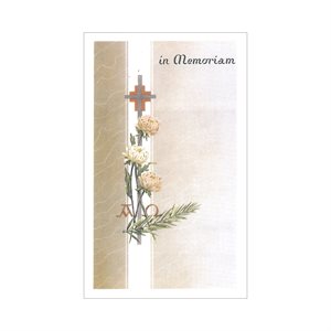 12 Mass Offering Cards, 3 1 / 8 x 5¼", French