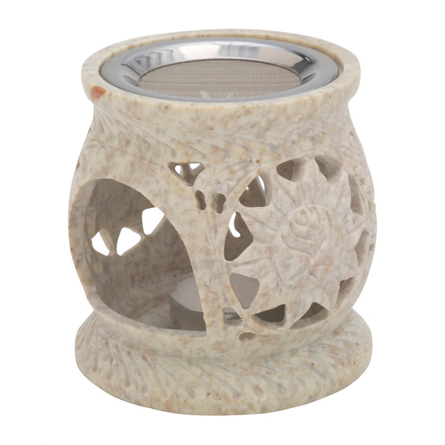 Brûleur d'encens porcelaine 4'' (10 cm) Ht.