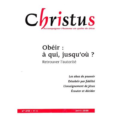 Obéir...à qui - jusqu'ou (French Book)