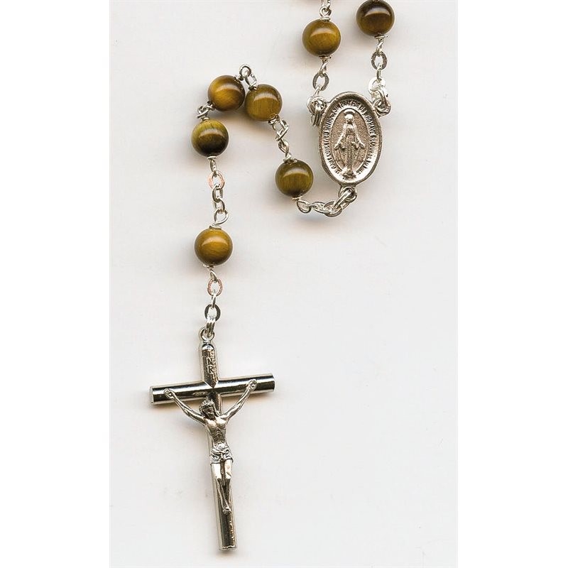 Tiger Eye Rosary 6 mm