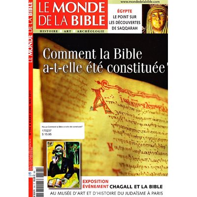 Revue Comment la Bible a-t-elle été constituée? (French book