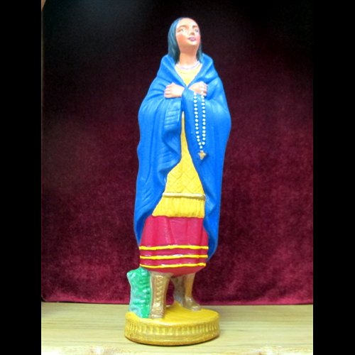 Kateri Tekakwitha Plaster Statue, 9" (23 cm)