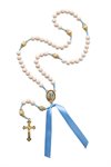 Our Lady of Lourdes Rosary, 8 mm wooden beads